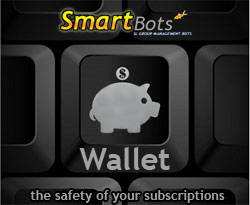 Wallet: the safety of your SmartBots subscriptions