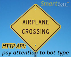 HTTP API restrictions for some commands