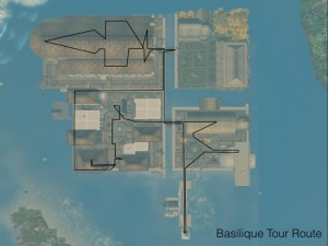 Basilique Tour Route