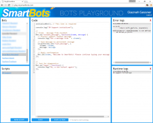 Second Life bot programming in Javascript