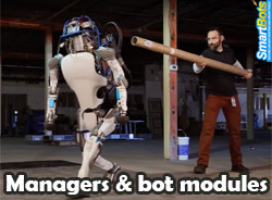 Trusted managers are able to control bot modules