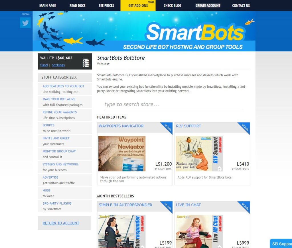SmartBots Store, 2017