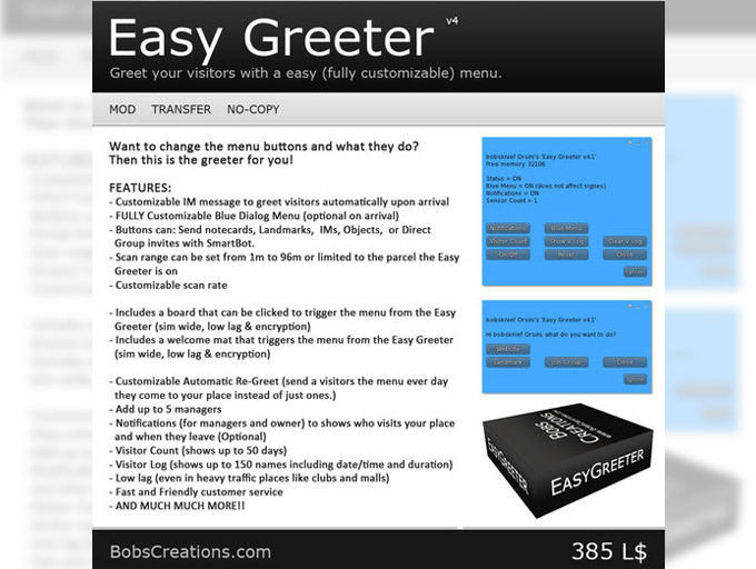Easy Greeter